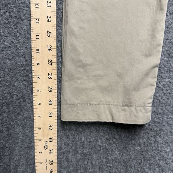 Lords Of Harlech Dress Pants Men's 32x32 Khaki Stretch Straight Floral Accents - Picture 7 of 7